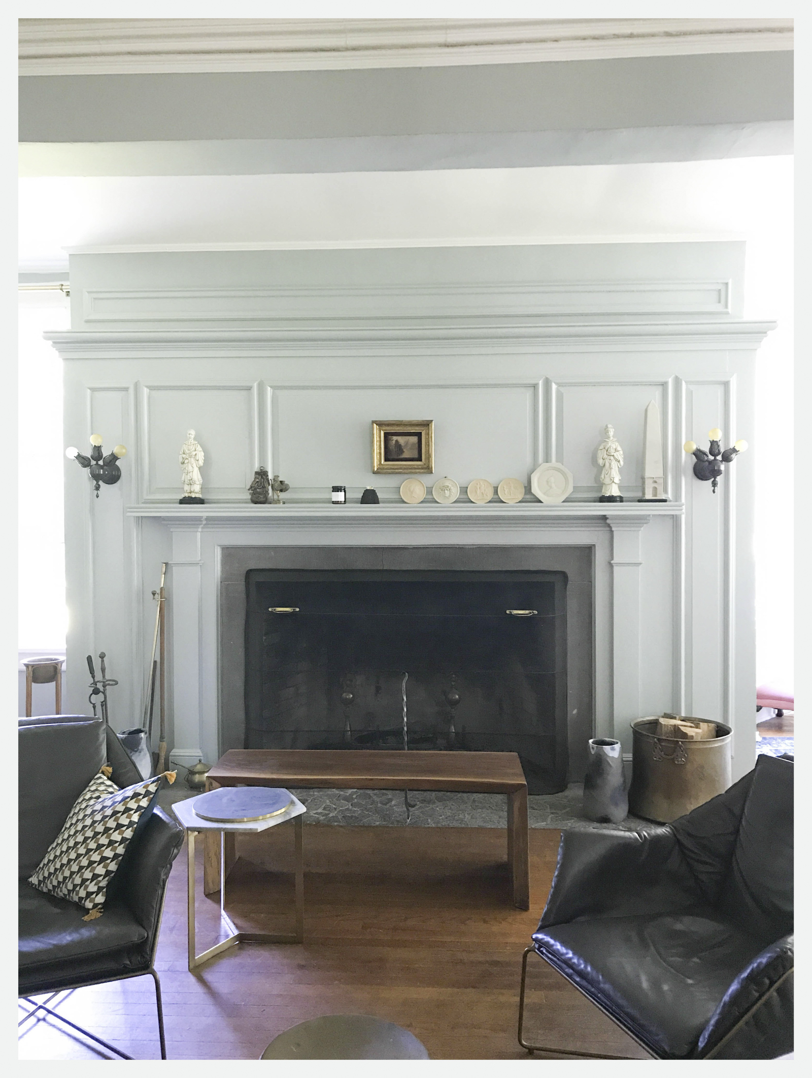 Before-The Fireplace Mantle