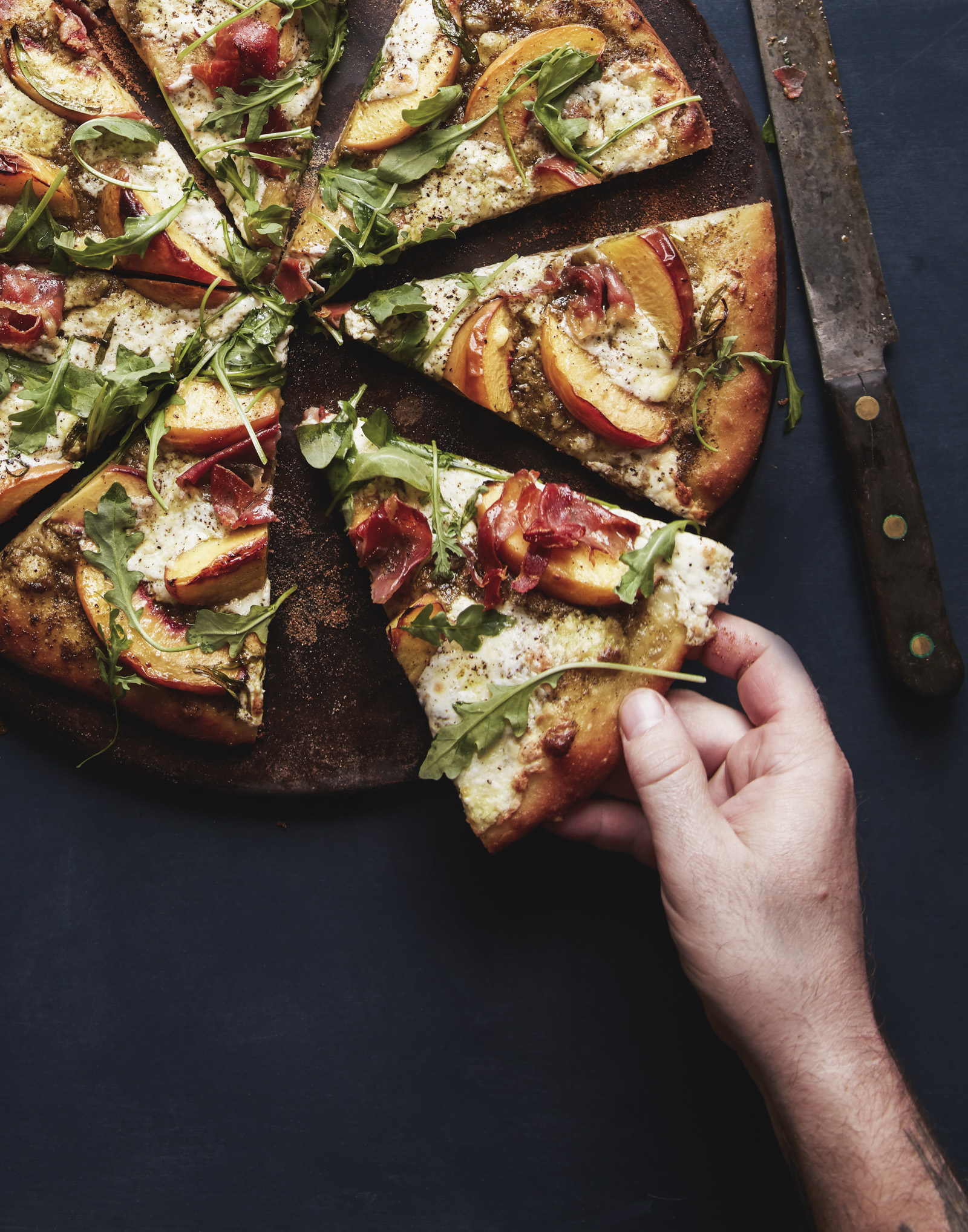 HOB_Sweet Peach Pesto and Prosciutto Pizza_2